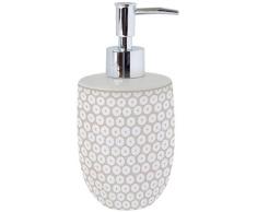 Gelco 709789 Distributeur de Savon, CÃ©ramique, Gris, 6 x 8,5 x 10 cm