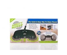 Mighty Ms01Â par balayage automatique rotatifs Balai, plastique, Noir