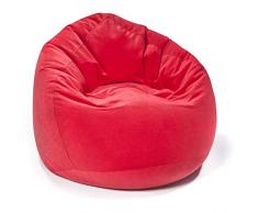 Pushbag Pouf, Polyester, Rouge, 70 x 70 cm