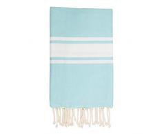 Moorish Idol - Fouta Traditionelle Unie- 100cm x 200cm- Aqua