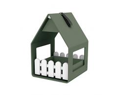 Emsa M5070200 Mangeoire et Oiseaux pour Petits Oiseaux Vert Framboise