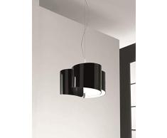 Selene papiro Lustre 70 W, noir brillant