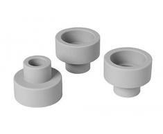 blomus 65784 Bougeoir Gris Mirage 4,5 x 5,5 cm