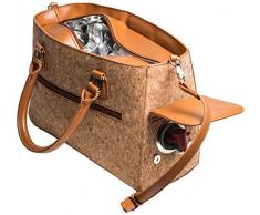 LUDI-VIN Sac Haute Couture Isotherme 1 Poche Bib 3L ou 5L, LiÃ¨ge