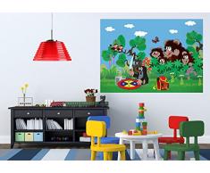 AG Design FTM 0853 Odeur-Panneau Murale Photo Mural/pour Porte Motif la Petite Taupe