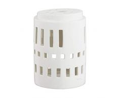 Kähler Urbania Photophore en céramique Blanc 11,5 cm