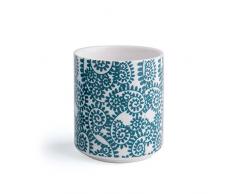 Excelsa Tasse Orientale, Porcelaine 100 ML Rami Blu