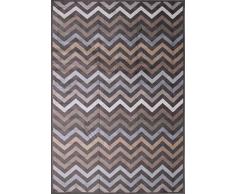 Alfombrista Tapis 67 x 135 D-05 Chocolat, Poils 100% Base 90% Viscose et 10% Chenille, 67 x 135 cm.
