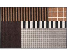 Wash + Dry Design Tapis en Nylon Marron 75/120