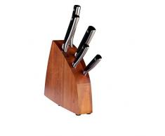 Paul Wirths Design Set de Bloc Ã Couteaux avec 5Â Couteaux, Bois dacacia, Solid
