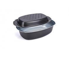 Moneta Finegres Plat ovale en aluminium alimentaire 30 cm