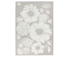 Vallila Interior Runo Shiny Tapis de Salon Motif Floral Beige 140 x 200 cm