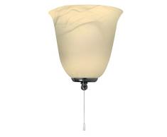 Oaks Lighting-cloche en verre à Champagne effet marbre