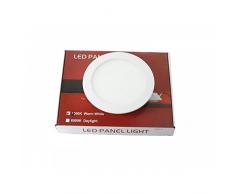 Led Spot encastrable rond 220V blanc 12W blanc froid 6000K pour salle de bain et salon [Classe Ã©nergÃ©tique A++]