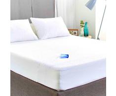 Highliving Matelas en Toile Blanche, 122 cm
