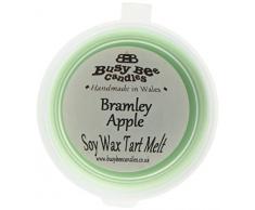Busy Bee Bougies Cire Fondre Bramley Apple Moule à Tarte, Vert, Lot de 6