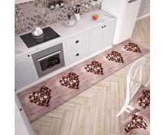 PETTI Artigiani Italiani Tapis de Cuisine 52x140 cm Cioccolato