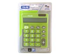 MILAN 150610TDGRBL Blister calculatrice 10 chiffres grandes touches Duo Vert