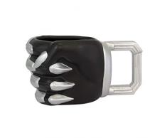 Paladone PP4838BP Mug Black Panther | Design noir | Cool & pour le bureau ou la maison | Produit sous licence officielle Marvel en céramique