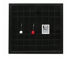 Deknudt Frames S67RY2 Cadre Photo avec Vitrine de PrÃ©sentation Ajustable Bois Noir 50 x 50 cm