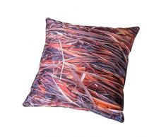 Coussin 60 x 60 cm déhoussable - couleur: Bois - Photo dart by Isabelle Delbecque