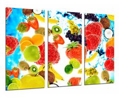 Tableau Moderne Photographique, Impression sur bois, Fruits, Tutifruti, MacÃ©doine, 97 x 62 cm, ref. 26710