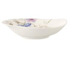 Villeroy & Boch Mariefleur Gris Serve & Salad Coupelle creuse, 29 cm, Porcelaine Premium, Blanc/Multicolore
