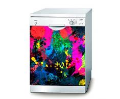 Decusto Autocollant Splash Colors â Autocollant pour Lave Vaisselle