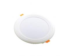 Led Spot encastrable rond 220V blanc 18W blanc froid 6000K pour salle de bain et salon PF0,95 [Classe Ã©nergÃ©tique A++]