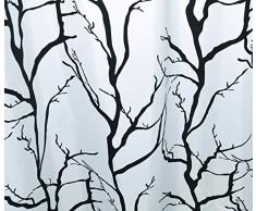 Debel Gipsy Rideau de Douche 100% Polyester Gris 180 x 200 cm