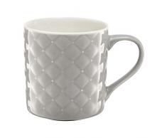 AMBITION Glamour Tasse Ã cafÃ© en Porcelaine Gris Clair 420 ML