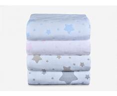 MI CASA Mi Couvre-lit Ã©toile 240 x 270 (lit 135 cm), Beige, 240 x 270 cm