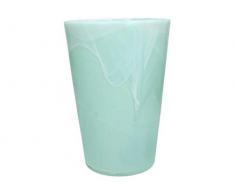 J. Kersten Vase en Verre Blanc 20,5 x 20,5 x 30 cm