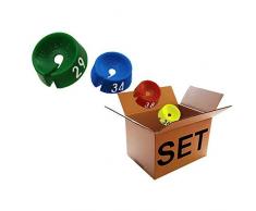 Plastics Technique Vlotho â Le Fabricant Original de la Taille : modÃ¨le SizeAMatic, pour Homme â Tailles de vÃªtements â Lot de 225 trouver des Tailles pour lÃ©tiquetage des Tailles sur cintres