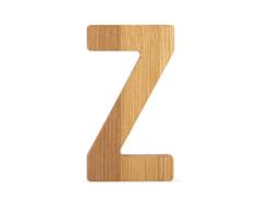 ABC Lettre Z en Bambou Durable, Super combinable avec dautres Lettres comme dÃ©coration ou Plaque de Porte, particuliÃ¨rement adaptÃ© pour Apprendre Ã Lire Les Enfants Scolaires