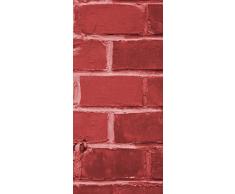 PeelitStickit ID-061 60 Largeur x Hauteurâ¯: 130 cm Mur de Brique Texture Style Haute qualité Mural en Vinyle Papier Peint Mural