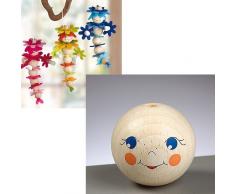 Inconnu Efco Poupée Figurine Tête, Bois, Marron, 12 mm