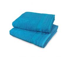 TOM TAILOR 0100111/907/780/778 Serviette éponge Basic, Chaise Longue en Coton 80 x 200 cm, Turquoise, 45 x 30 x 6 cm