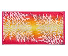 Clarisssa Hulse Filix Serviette de Toilette, Coton, Corail, 50Â x 90Â x 1Â cm