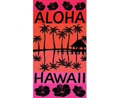 LE COMPTOIR DE LA PLAGE Serviette Longbeach Assortiment, Coton, Multicolore, 25x9x44 cm