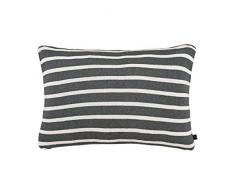 Marc OPolo Arre Cushion Coussin, 100% Cotton, Anthracite, 30 cm x 50 cm