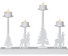 Star 188-72 Bougeoir de fenêtre, Métal, Blanc, 3.2 x 2.5 x 0.55 cm