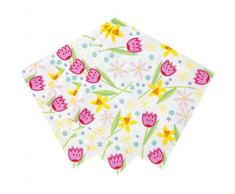 Talking Tables Hop Serviette de Table 33Â cm Lot de 20, Papier, Multi, 2Â x 16.5Â x 16.5Â cm