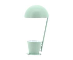 Luminaire Pretty, lampe de bureau mÃ©tal, 40 W, vert, Ã¸ 20 x H 40 cm