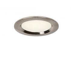 Lucide CIMIC-LED - Spot Encastrable Salle de bains - Ã 9 cm - LED - 1x10W 4000K - IP44 - Chrome DÃ©poli