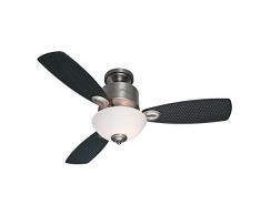 Hunter Fan 50610 Hunter Kohala Bay Ãtain antique 122 cm Ventilateur de plafond avec éclairage, Acier, 60 W, 122 cm
