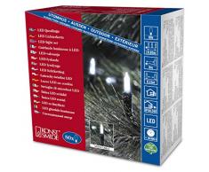 Konstsmide 6020-200 Mini Guirlande 80 LED Blanc Retro Design + Câble Vert 24 V