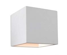 Firstlight Troy Plâtre Applique murale, Blanc