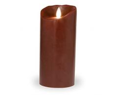 Sompex 35705Â Flame Bougie LED en cire vÃ©ritable, tÃ©lÃ©commande Bar et minuterie intÃ©grÃ©e, bordeaux, 0 x 8 x 18 cm