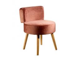 ECHTWERK Milo Fauteuil rembourrÃ© avec Dossier Taupe 44 x 44 x 58 cm 4,4 kg